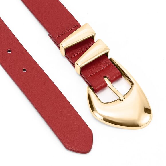 Women\'s Leather Belts For Jeans Dress Pants Black Brown Belts For Women  8428
